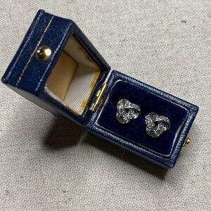 💛 925 Love Knot CZ Earrings